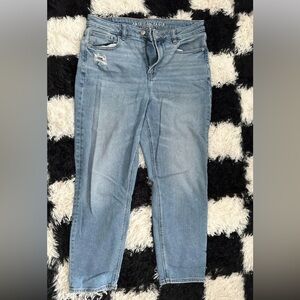 American Eagle Outfitters Light Blue Mom Jeans Size 10 Short